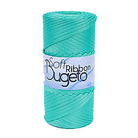 Плоский шнур поліефірний Bugeto Soft Ribbon, колір Тіффані