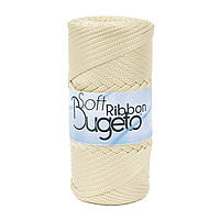 Плоский шнур поліефірний Bugeto Soft Ribbon, колір Екрю