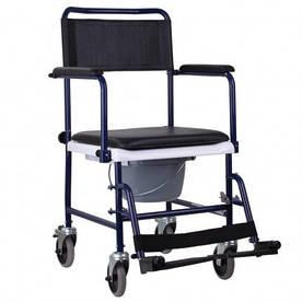 Крісло-каталка із санітарним обладнанням - OSD-MOD-JBS367A