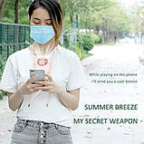 Надлегкий портативний вентилятор на талії для спорту на відкритому повітрі, подорожі, офісу, фото 3