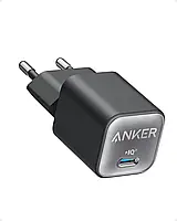Anker 511 Charger (Nano 3, 30W) A2147 Зарядное устройство для iPhone iPad Samsung Galaxy Черный
