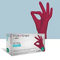 Перчатки нитриловые, AMPri Style Grape (100шт), L
