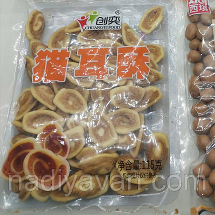 Печиво "котячі вушка" 115 г tm Chuangyi Food, фото 2