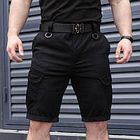 Мужские тактические шорты с карманами Pobedov Tactical B2 черные