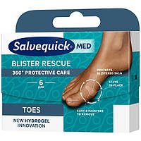 Salvequick Blister Rescue Toe, Пластыри гидрогелевые от мозолей на пальцах, 6 шт.