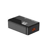 Мережевий зарядний пристрій ColorWay Power Delivery GaN (2USB-A + 2USB TYPE-C) (100W) Black (CW-CHS041PD-BK), фото 7