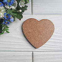 Серце заготівки для декору або магніту 7 на 7 см