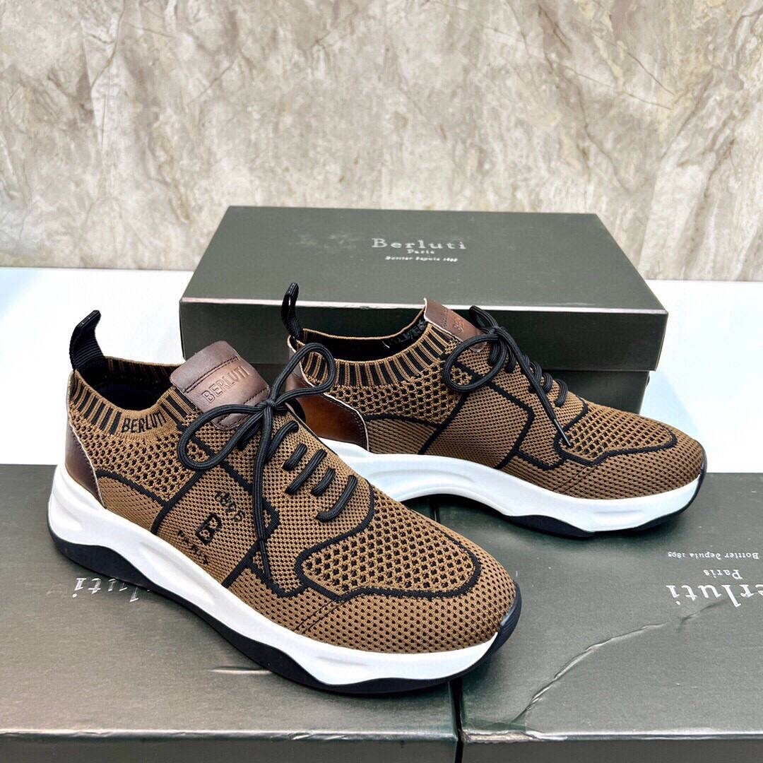 Кросівки Berluti (Берлуті) текстильні