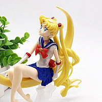 Аниме фигурка Sailor Moon на Луне, Фигурка Усаги Цукино, Статуэтка Сейлор Мун 15.5 см