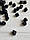 Бусини "Ромбік кришталевий" 10 мм, чорні 500 грамів, фото 8