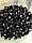 Бусини "Ромбік кришталевий" 10 мм, чорні 500 грамів, фото 3