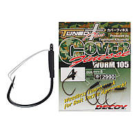 Крючок Decoy Worm105 Cover Finesse 02, 5 шт/уп