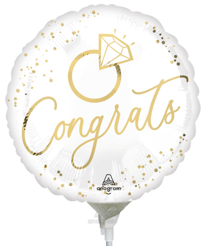 Міні-фігура 484 ANAGRAM-АН Коло Congrats - Золота обручка на білому