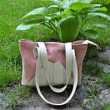 Велика жіноча шкіряна сумка, фото 5