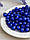 Намистини круглі "Цукерочки" 8 мм , сині 500 грам, фото 6