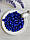 Намистини круглі "Цукерочки" 8 мм , сині 500 грам, фото 7
