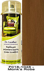 Аерозольна фарба для шкіри в балоні 384 мл. "Dr.Leather" Touch Up Pigment Monks Robe (Махагон коричневий)
