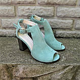 Босоніжки на широкому підборі, фото 3