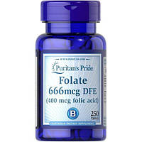 Фолиевая кислота Puritan's Pride Folic Acid 400 mcg 250 Tabs