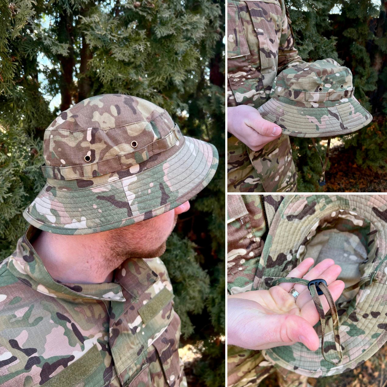 Панама тактична військова Мультикам, Панама камуфляжна Мультикам  AK-Military, фото 1