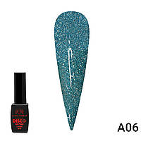 Гель-лак Disco Gel Polish, Global Fashion, Светоотражающий, 8 мл № А06