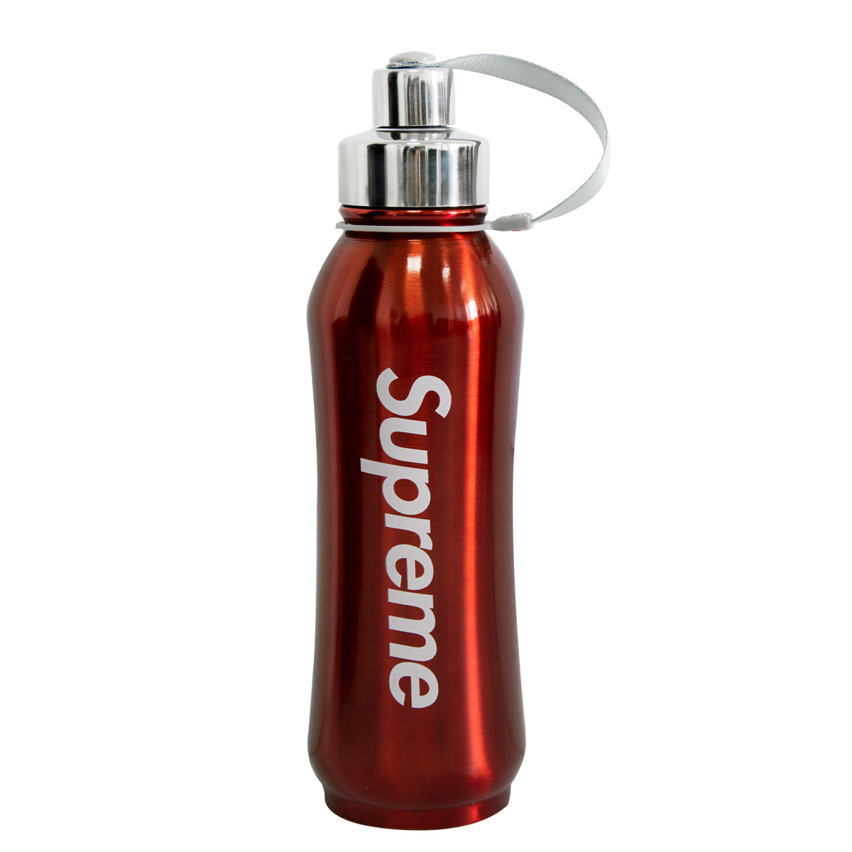 Термос для напоїв металевий SUPREME with cap 500ml Червоний термос для чаю, термокружка | термобутилка