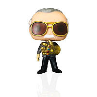 Фанко Поп Стен Ли, Funko POP Marvel, Stan Lee, Фигурка Башкотряс Стен Ли и Перчатка Бесконечности