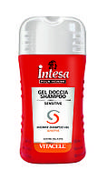 Шампунь-гель для душу для чутливої шкіри Intesa Shower shampoo gel Vitacell, 172591, 250 мл