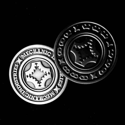 Full Dollar Coin (Gun Metal Grey) by Mechanic Industries, фото 1