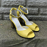 Замшеві босоніжки на високих підборах, фото 5