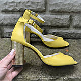 Замшеві босоніжки на високих підборах, фото 4