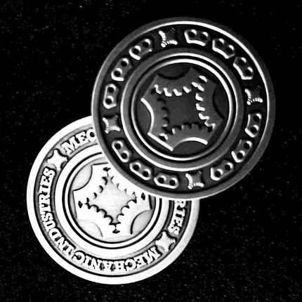 Full Dollar Coin (Gun Metal Grey) by Mechanic Industries, фото 3