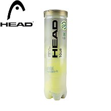 М'ячі для великого тенісу м'ячі для ігор з тенісними ракетками Head TOUR 4B (4шт.)