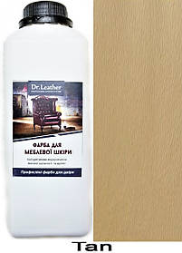 Фарба для шкіри автомобіля 1л "Dr.Leather" Base Coat Tan (Бежево-коричневий)