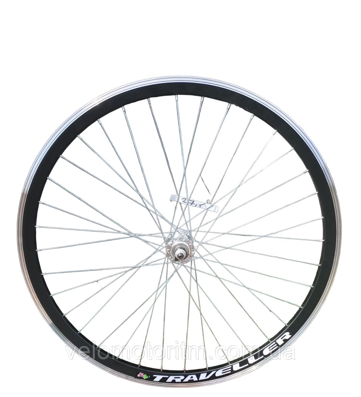 Колесо велосипедное переднее 27,5 диск - фото 3 - id-p1868291265