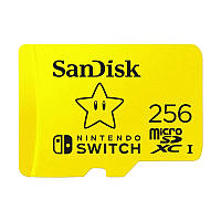 Карта памяти SANDISK 256GB Micro SDXC UHS-I для Nintendo Switch