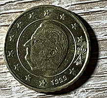 Монета Бельгії 10 євроцентів 1999-2001 рр.