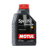 Масло моторное синтетическое 1л 5W-30 SPECIFIC 504.00-507.00 MOTUL (BYD Амулет) 107369-MOTUL