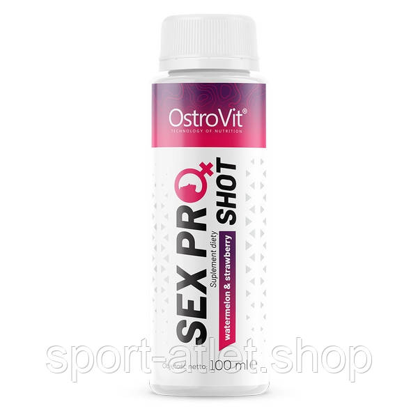 Натуральна добавка OstroVit Sex Pro Shot for Women, 100 мл Кавун-клубника