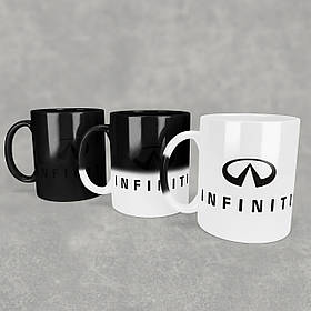 Чашка-хамелеон з маркою авто Infiniti / Інфініті. Найкращий подарунок чоловіку