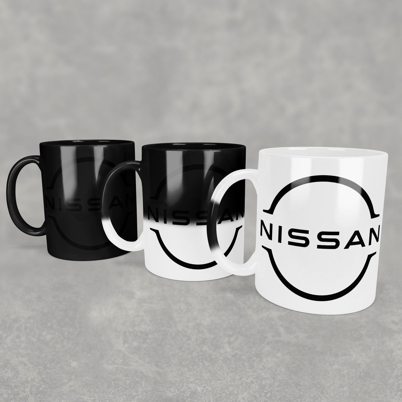 Чашка-хамелеон з маркою авто NEW Nissan / Ніссан. Найкращий подарунок чоловіку