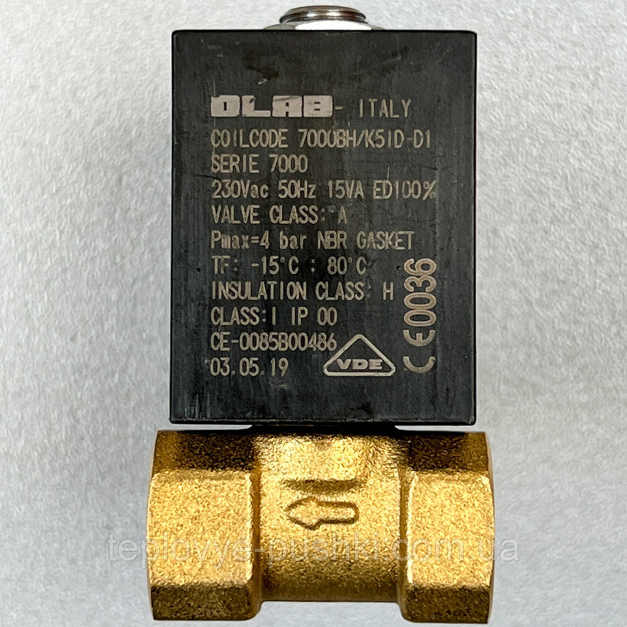 Електроклапан для газової гармати MASTER BLP53 BLP73 (4160.963)