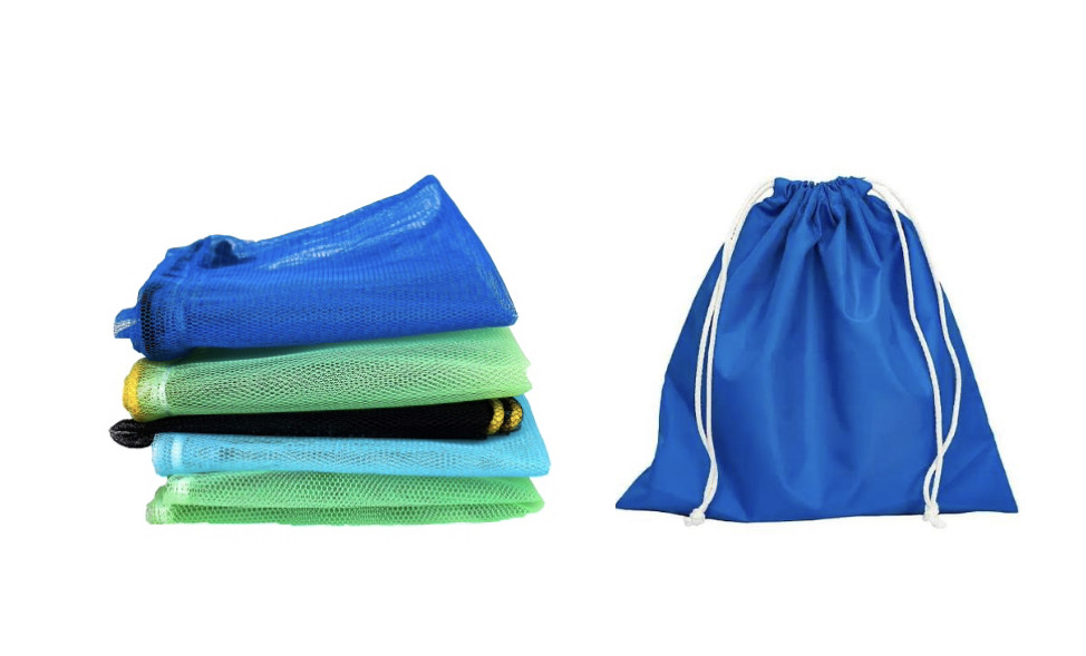 Набір 13 VS Thermal Eco Bag. Набір багаторазових мішків з сітки 10 шт та нейлону 3 шт.