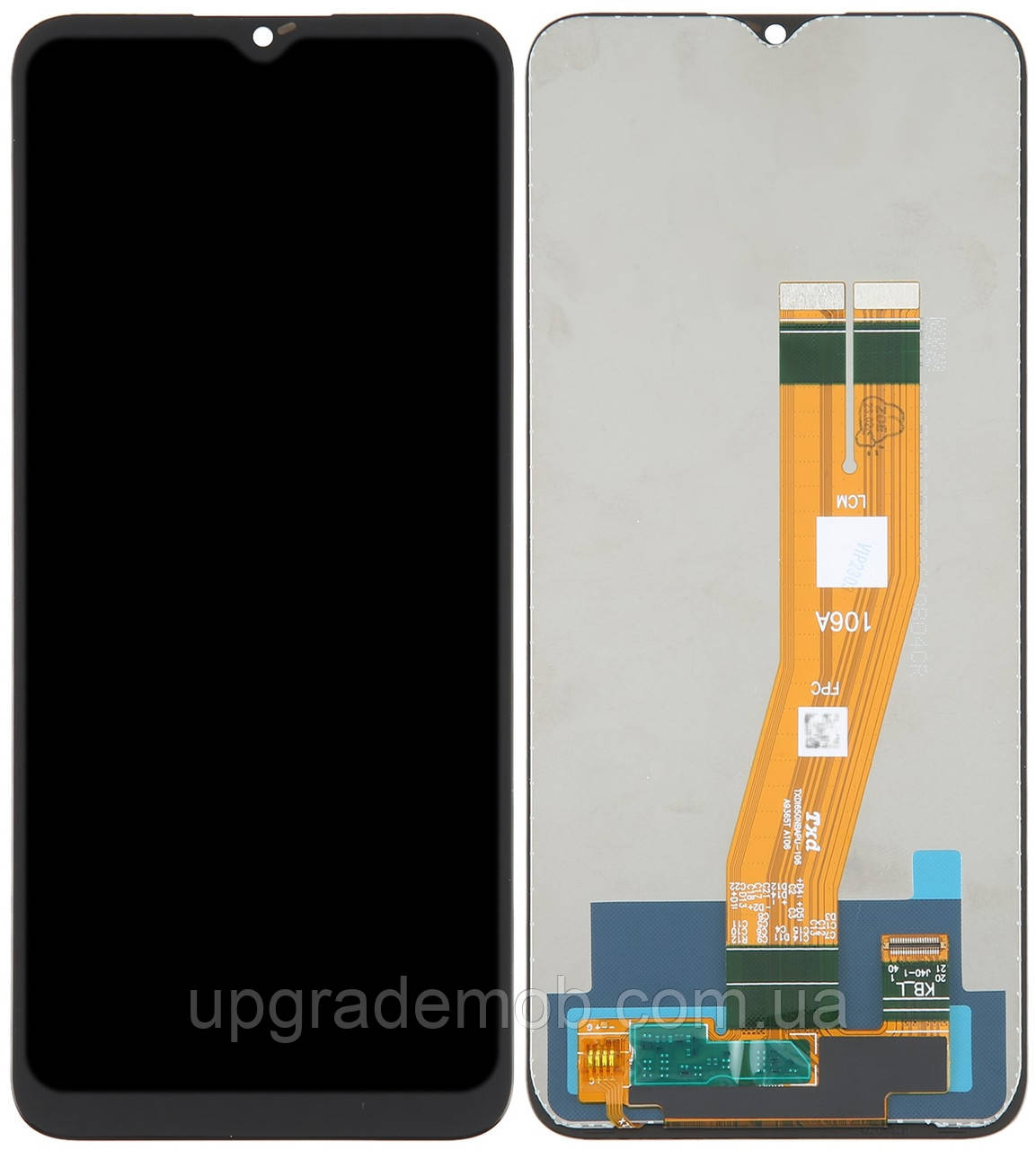 Дисплей модуль тачскрин Samsung A042 Galaxy A04e чорний оригінал