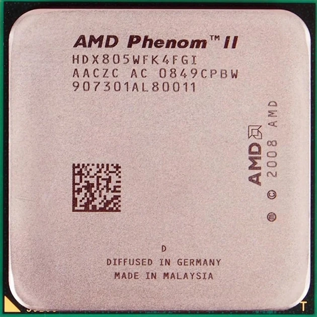 Процесор AMD Phenom II X4 805 2.50 GHz / 4 M / 4 GT / s (HDX805WFK4FGI) sAM3, tray