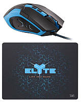 Мишка + Килимок - ігрова ПАРА AVAtech Gaming FURY+Mouse pad FURY 5722