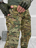 Армейские брюки мультикам Рип стоп полевые, Тактические летние штаны мультикам muller