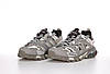 Жіночі кросівки Balenciaga Track Grey Баленсіага сірі шкіра текстиль багатошарова підошва демісезон, фото 7