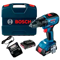 Bosch Professional GSR 18V-50 (06019H5000) Акумуляторний дриль-шурупокрут + 2 акб 18 В / 2 А г + ЗП GAL 18V-20 + L-Case