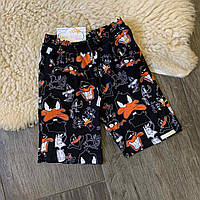 Шорти для хлопчика Даффі Дак чорні Five Stars 10696-104p